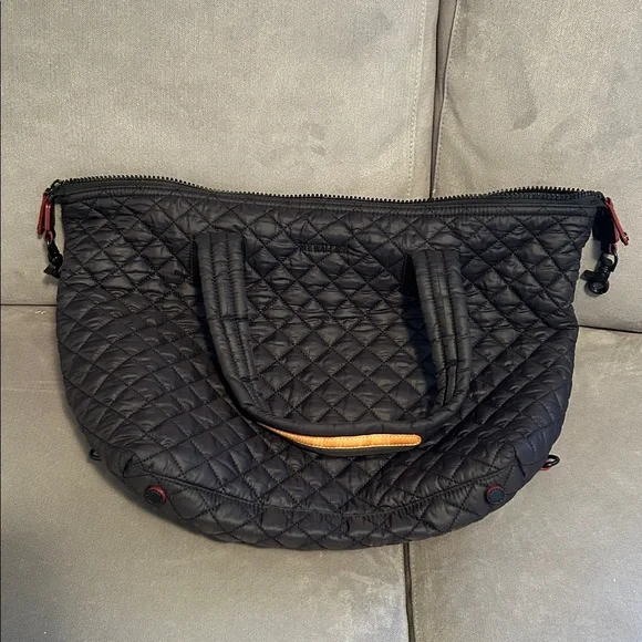 MZ Wallace Weekender Shoulder Bag - Quilted Black
